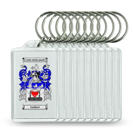Lockart Set of 10 Keychains