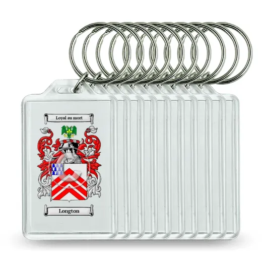 Longton Set of 10 Keychains