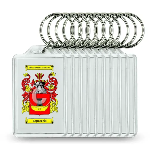 Lopatecki Set of 10 Keychains