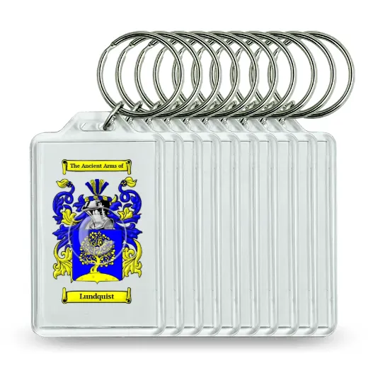 Lundquist Set of 10 Keychains