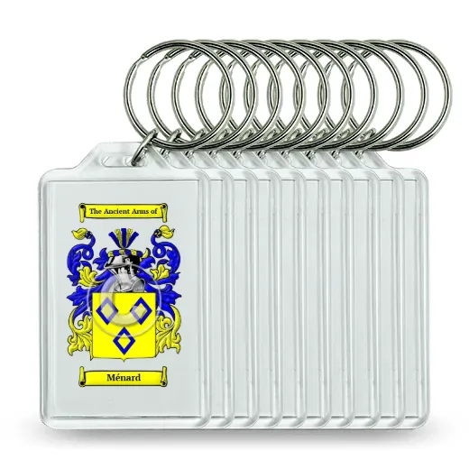 Ménard Set of 10 Keychains