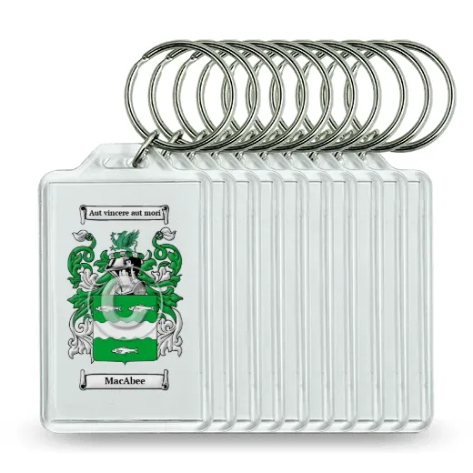 MacAbee Set of 10 Keychains