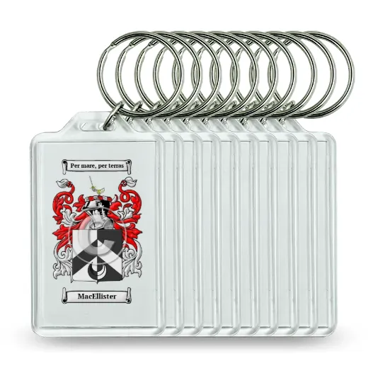 MacEllister Set of 10 Keychains