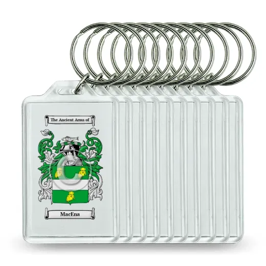 MacEna Set of 10 Keychains