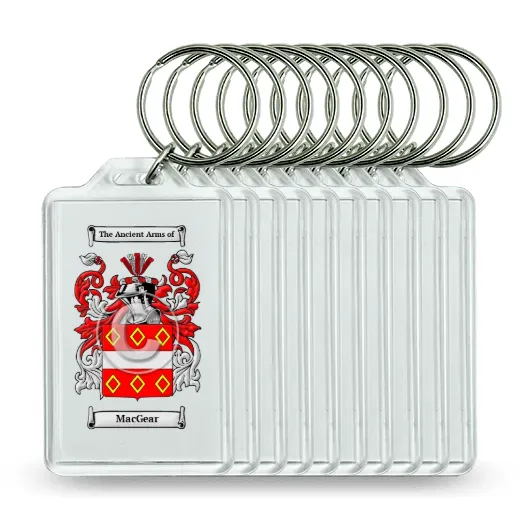 MacGear Set of 10 Keychains