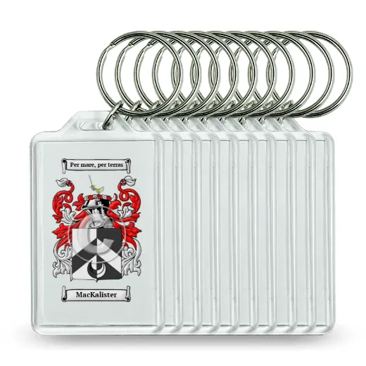 MacKalister Set of 10 Keychains