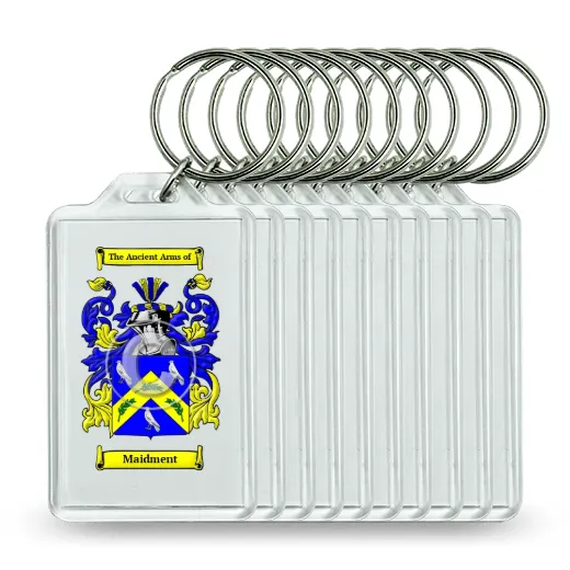 Maidment Set of 10 Keychains