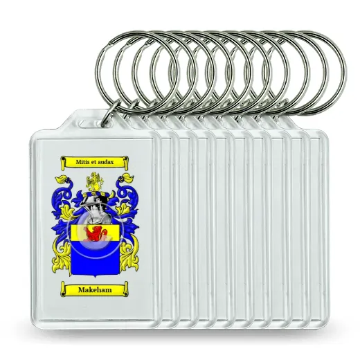 Makeham Set of 10 Keychains