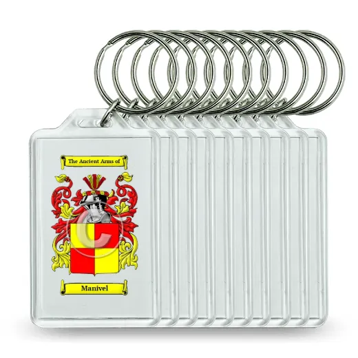 Manivel Set of 10 Keychains