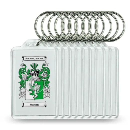 Marian Set of 10 Keychains