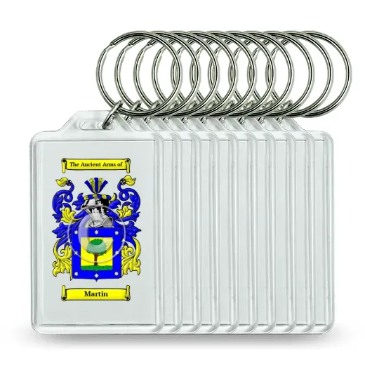 Martin Set of 10 Keychains