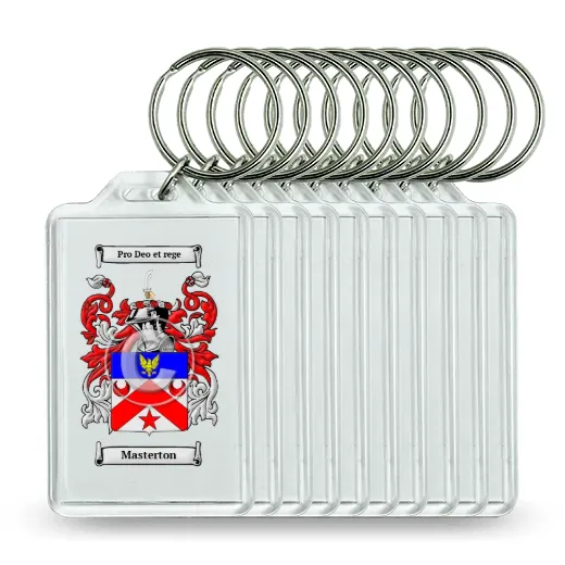 Masterton Set of 10 Keychains