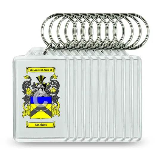 Mathies Set of 10 Keychains