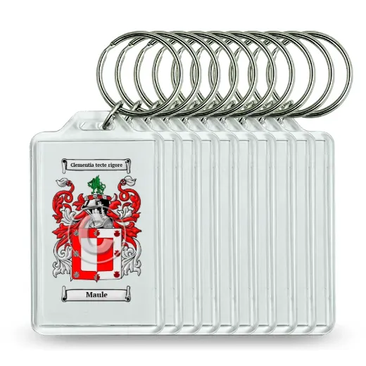 Maule Set of 10 Keychains