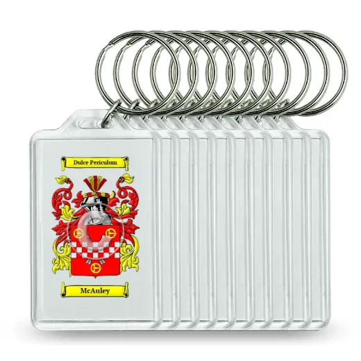 McAuley Set of 10 Keychains