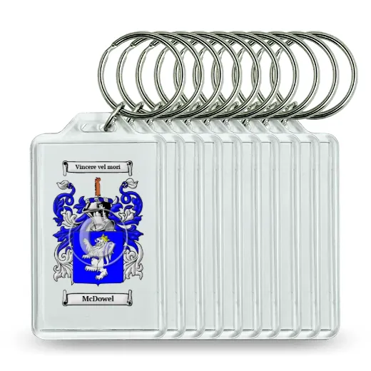 McDowel Set of 10 Keychains