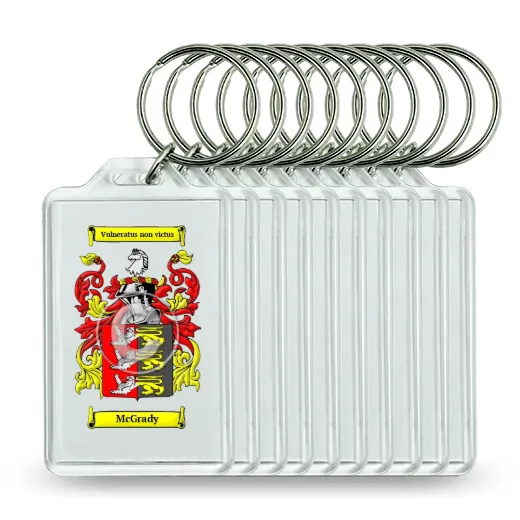 McGrady Set of 10 Keychains