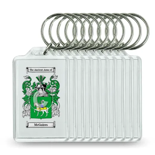 McGuires Set of 10 Keychains