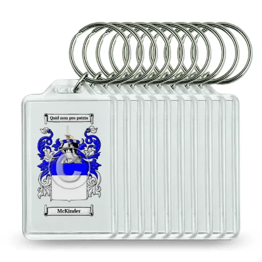 McKinder Set of 10 Keychains