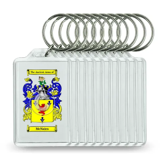 McNairn Set of 10 Keychains