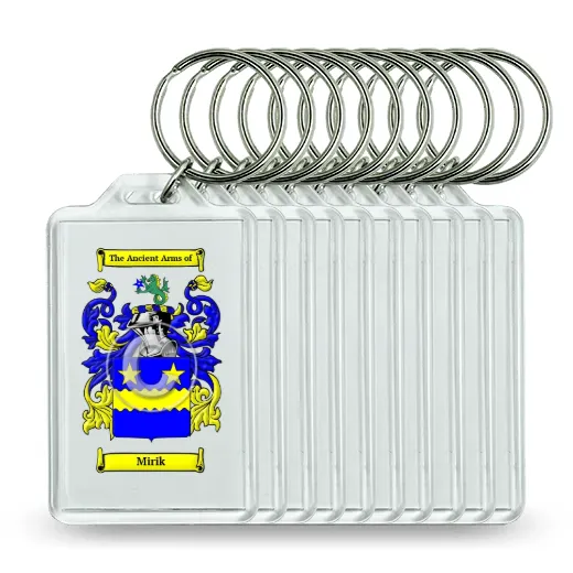Mirik Set of 10 Keychains