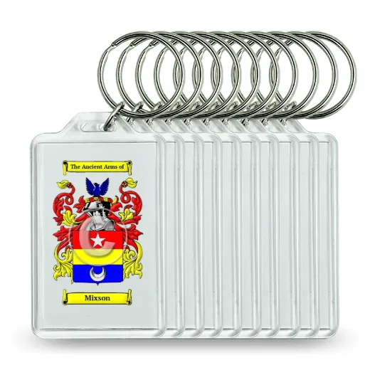 Mixson Set of 10 Keychains