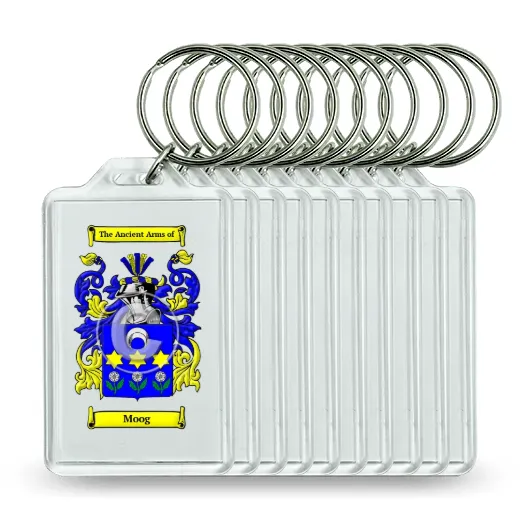 Moog Set of 10 Keychains