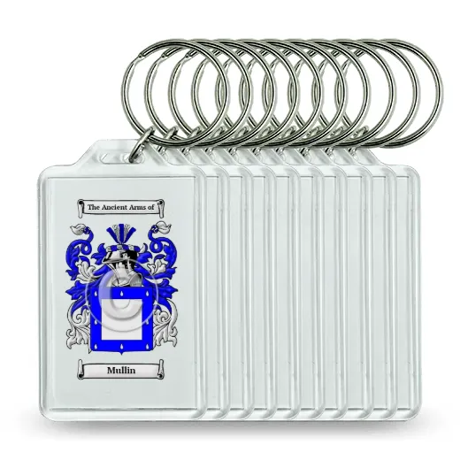 Mullin Set of 10 Keychains