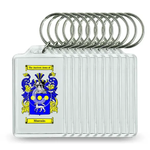 Murrain Set of 10 Keychains