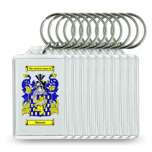 Nassau Set of 10 Keychains