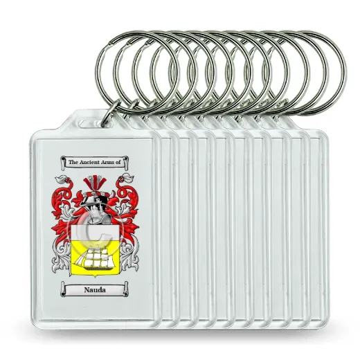 Nauda Set of 10 Keychains