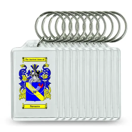 Navarro Set of 10 Keychains