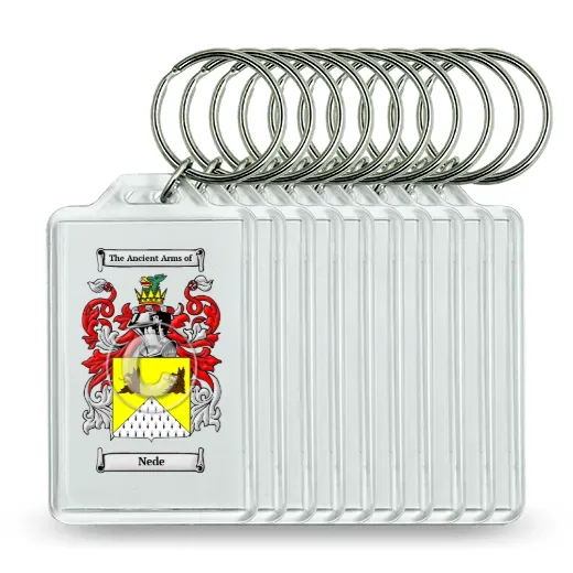 Nede Set of 10 Keychains