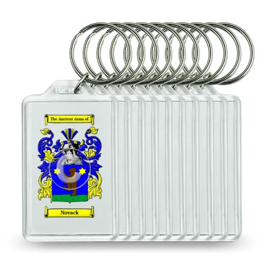 Novack Set of 10 Keychains