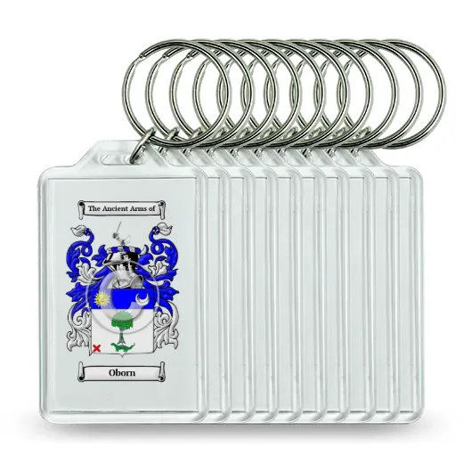 Oborn Set of 10 Keychains