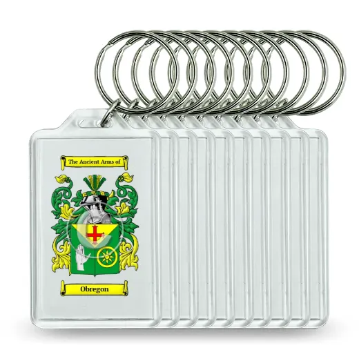 Obregon Set of 10 Keychains