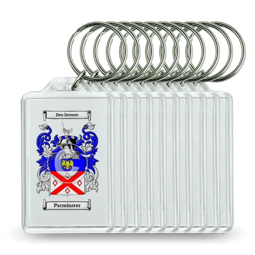 Parminster Set of 10 Keychains