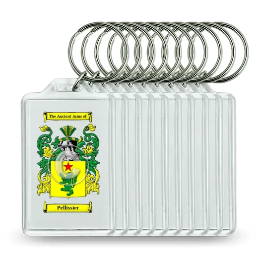 Pellissier Set of 10 Keychains