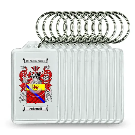 Pickernell Set of 10 Keychains