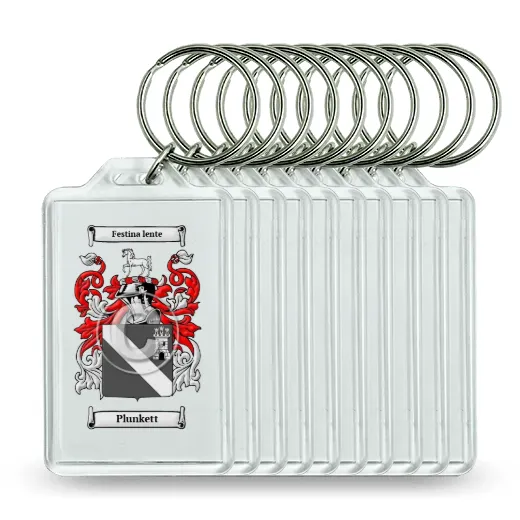 Plunkett Set of 10 Keychains