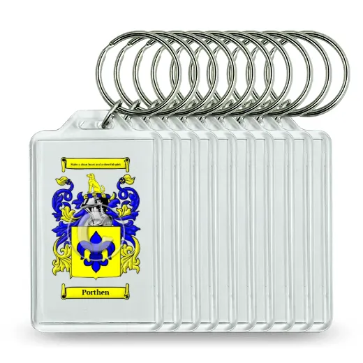 Porthen Set of 10 Keychains