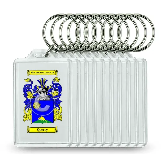 Querey Set of 10 Keychains