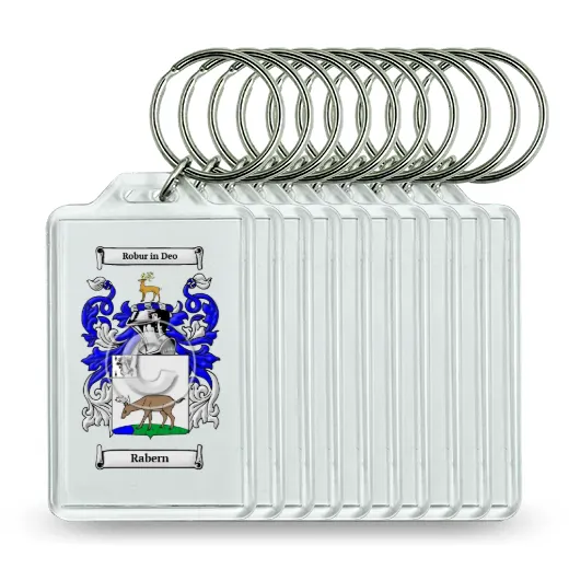 Rabern Set of 10 Keychains