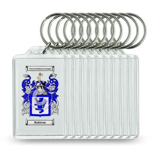 Rainton Set of 10 Keychains