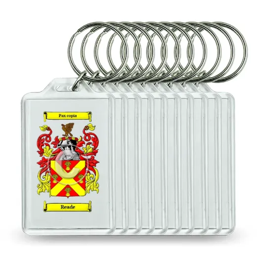 Reade Set of 10 Keychains
