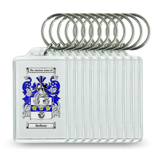 Redway Set of 10 Keychains