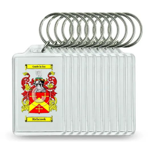 Richcreek Set of 10 Keychains