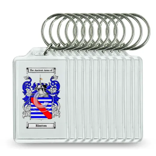 Rimton Set of 10 Keychains