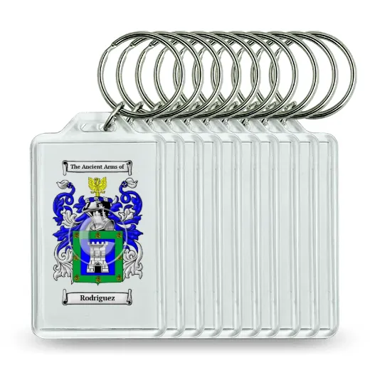 Rodriguez Set of 10 Keychains