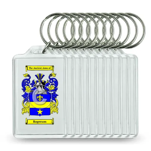 Rogerson Set of 10 Keychains